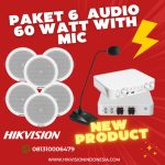 Paket Pasang Audio Sound 6 Speaker Hikvision