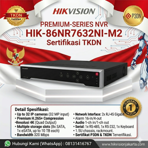 HIKVISION NVR TKDN HIK-86NR7632NI-M2