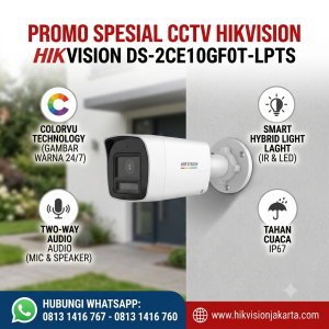 Hikvision DS-2CE10KF0T-LPTS 3K Two Way Audio Fixed Turret Camera