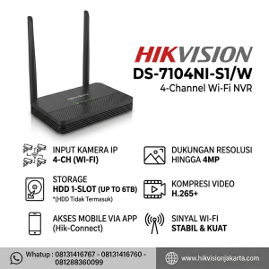 DS-7104NI-S1/W 4-ch Mini Wi-Fi NVS