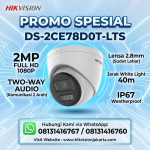 DS-2CE78D0T-LTS 2MP Two Way Audio Fixed Turret Camera