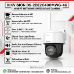 Hikvision DS-2DE2C400MWG-4G 4 MP 4G GSM