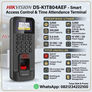 K1T804A Pro Series Fingerprint Terminal