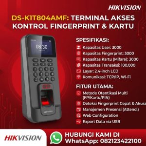 DS-K1T804AMF Pro Series Fingerprint Terminal