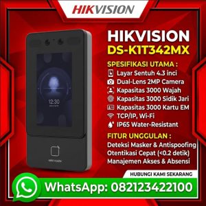 DS-K1T342MX Value Series Face Access Terminal