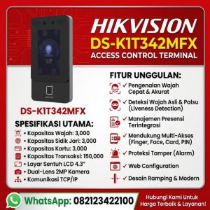DS-K1T342MFX Value Series Face Access Terminal