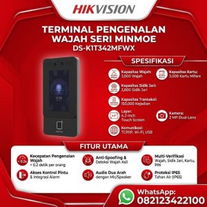 DS-K1T342MFWX Value Series Face Access Terminal
