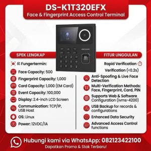 DS-K1T320EFX Value Series Face Access Terminal