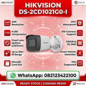 DS-2CD1021G0-I 2 MP Fixed Bullet Network Camera