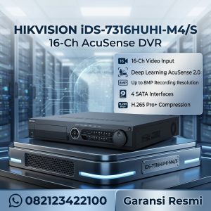 iDS-7316HUHI-M4/S 16-ch 5MP 1.5U H.265 AcuSense DVR