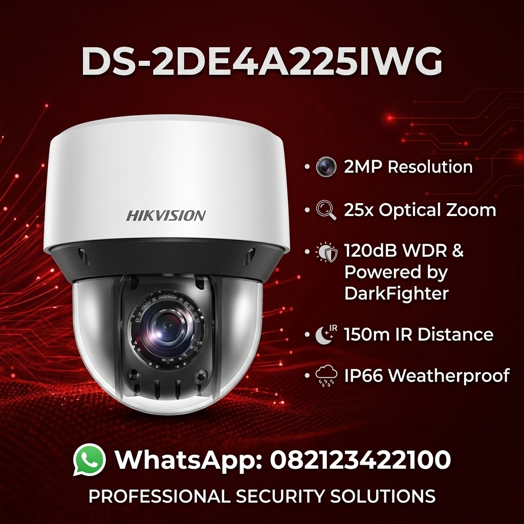 DS-2DE4A225IWG-E AcuSeek 2 MP 25X Powered by DarkFighter IR Acusense Network Speed Dome